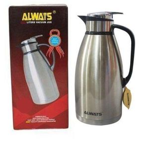 Always 3.0 Litres Unbreakable Vacuum Flask - Stainless Steel - Silver