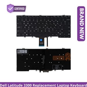 DELL Replacement Keyboard for Latitude 3300 Laptop Internal Keyboard