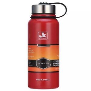 Jk Imaging 800ml Portable Stainless Steel Vacuum Flask Cup Thermo Bottle-Red.