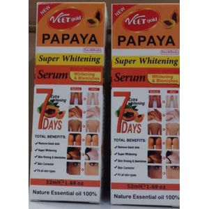 VEET GOLD Papaya Super Whitening Serum For Whitening & Blemishes-52ml