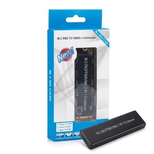M.2 SSD to USB 3.1 enclosure supports both NVMe and NGFF (SATA) protocols. For all ssd lengths