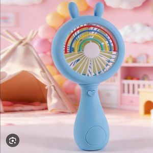 Portable Handheld USB Rechargeable Mini Fan - Multi-Colour