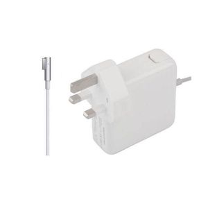 Magsafe 1 L type 85w charger with uk 3pin plug- White