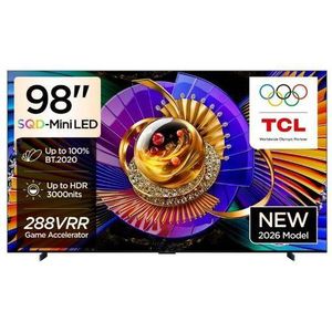 TCL 98 Inch TV C7K Premium SQD-Mini LED 4K Google TV - Black (1 YR WRTY)