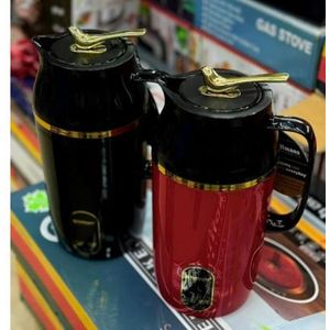 3L Electric percolator and Flask-Black and Red 