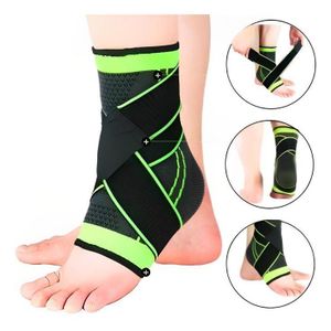 Adjustable ankle compression brace designed for sprained ankles, Achilles tendon support, and general joint stabilization.