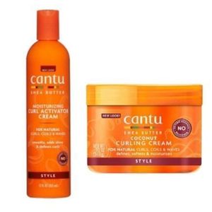 Cantu 2 in 1 Shea  butter Coconut Curling  + Moisturizing Curl Activator Cream.