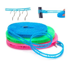 Esocity 5meters portable, fence-type nylon clothesline designed for indoor and outdoor laundry drying. 