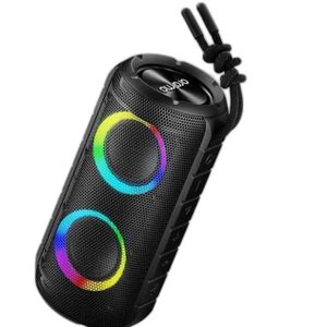 Oraimo Rover 12W Wireless Speaker with Bluetooth 5.3, FM Radio, RGB Lights, 2400mAh Battery and Powerful Stereo Sound Output