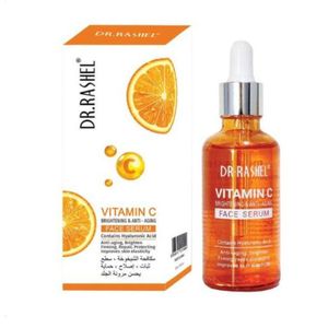 Dr Rashell Vitamin C Brightening & Anti Aging Face Serum With Hyaluronic Acid 50Ml-Orange
