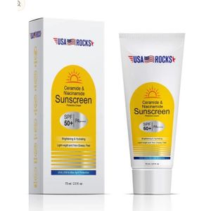 Rexon USA Rocks SPF 50 with Ceramide and Niacinamide (Vitamin B3)