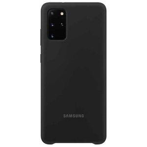 Galaxy  S20 Plus 5G Original Silicone Case - Soft Touch Shockproof Back Cover (Black)