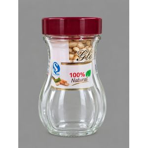 2.2 Litre Kitchen Glass Biscuit Sweets Food Storage Jar Tin- Clear