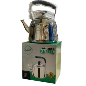Whistling 4ltr Kettle - Silver