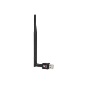 600Mbps Antenna Wireless USB WiFi Adapter Dongle 2.4GHz Network LAN-Black