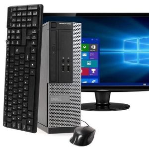 DELL OptiPlex  SFF, Core i5 core Win 10pro 8GB Ram, 500GB HDD, 4TH GENERATION 22" LCD-Black Grade A Refurbished