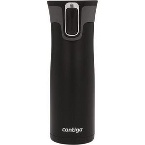 Contigo Autoseal Stainless Steel Travel Mug with Easy-Clean Lid, Matte Black, 20 Oz