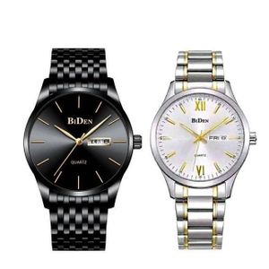 Biden A pack Of Stainless Steel Dated Designer Watches - Black,Silver