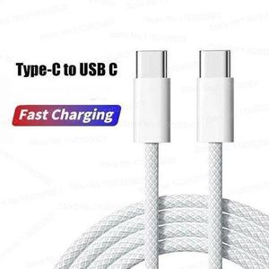Original Nylon Braided USB C to USB C, 240W USB C Cable, 2m C to C Cable Fast Charging for Iphone Macbooks, iPad Pro ,Samsung, Huawei Compatible 140W/100W /65W/45W/35W/20W