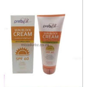 Pretty Be SUN BLOCK Waterproof Cream Facial Sunscreen SPF 60+