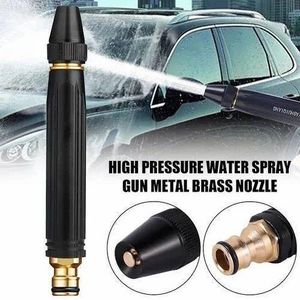 High-Pressure Adjustable Water Spray Nozzle with Metal Brass Fittings