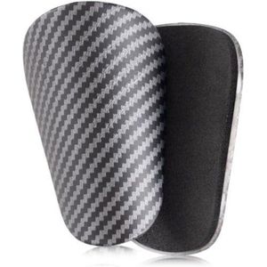 Size 2 Professional Lightweight Carbon Fiber Style Shin Guards