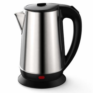 Panda 2L Electric Kettle Stainless Steel Pacolator-Fast Boil-Silver-1 Years Warranty