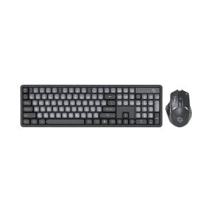 Porodo Gaming Wireless Keyboard and Mouse Set - Black