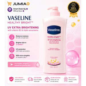 Vaseline Healthy Bright UV Extra Brightening Body Lotion With Vitamin B3 & Triple Sunscreens – 400ml