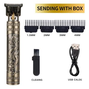 Monster Rechargeable Metal Hair Cli-pper - Gold