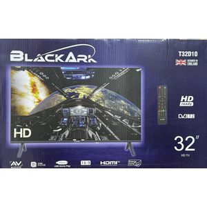 BLACKARK Digital Led Tv 32 Inch High Definition Picture, Dvb T2 Compatible - Black