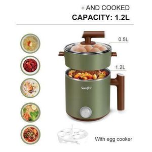 Sonifer Slow Mini Kitchen Multi functional Electric cooker Boiler Steamer- Multi-colours.