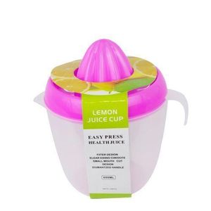 600ml Orange Lemon Squeezer Citrus Juicer jug Container - Multi-colours.