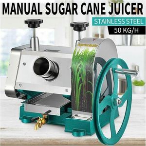 manual stainless steel sugarcane juicer machine used to extract fresh juice without electricity