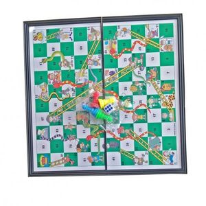 20 Sets Snake and Ladder Portable Board Game Set Flight Chess jogos juegos  oyun Family Party Games Toys for Kids Adults