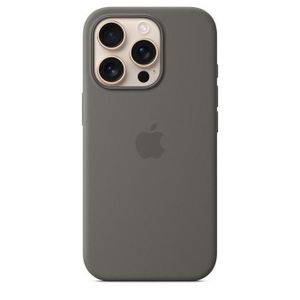 Apple iPhone 16 Pro / 16 Pro Max Silicone Case with MagSafe – Stone Gray