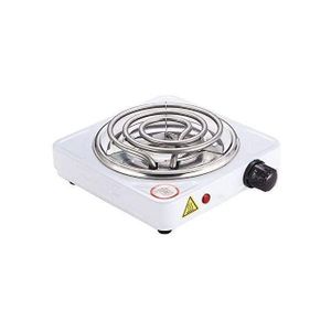 White Single Coil Electric Hotplate with Handles