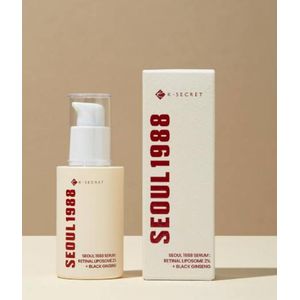 K-SECRET SEOUL 1988 Serum: Retinal Liposome 2% + Black Ginseng. 