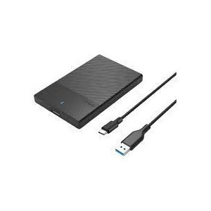 Lenovo  Think plus K01-C 2.5" SSD Sata/HDD Enclosure Casing, USB 3.0 to Micro-B and USB-C 3.1 - Black