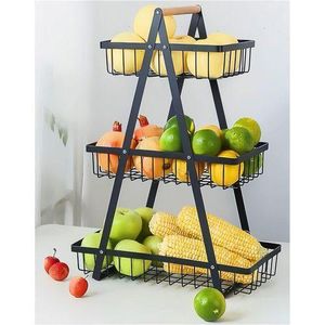 3 Tier Portable Fruit Basket Stand 