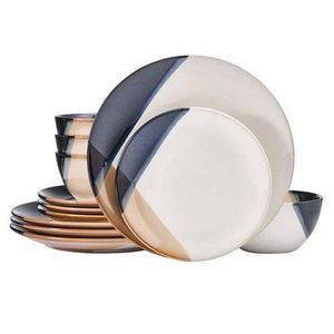 Modern Abstract Pattern Dinnerware Set (18 Pcs) 