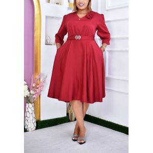 Generic Xim Stylish Ladies Dress -Multiple Colors 