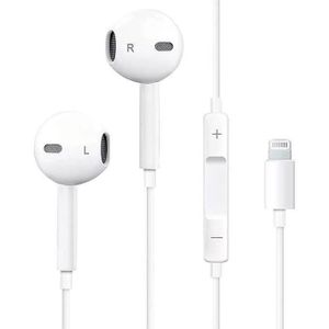 Universal  Iphone Wired Lightning Earphone White
