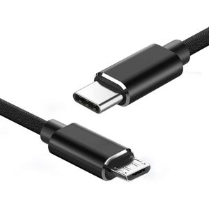 USB-C to USB Micro B Cable 5 Pin Charging Cord Support OTG Charge & Sync 1m