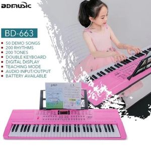 61-key portable kids electronic piano keyboard