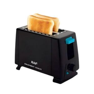 RAF 2 Piece Bread Toaster - Black