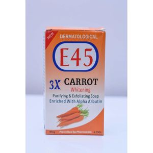 E45 E 45 3X Carrot Whitening Soap