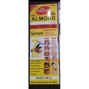 VEET GOLD Almond Super Whitening Serum For Whitening & Blemishes-52ml