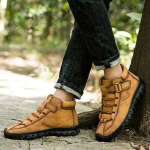 Shop Classic Mens Leather Outooder Anti Slip High Top Hiking Walking Boots Jumia Uganda