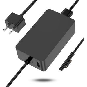 Microsoft Surface Charger, 44W AC Adapter Charger for Surface Pro 9/8 /7/6 /5/4 /3, Surface Laptop 3/2/ 1, Surface Book 3/2/ 1, Surface Go Power Supply 15V 2.58A with 5V 1A USB Charging Port